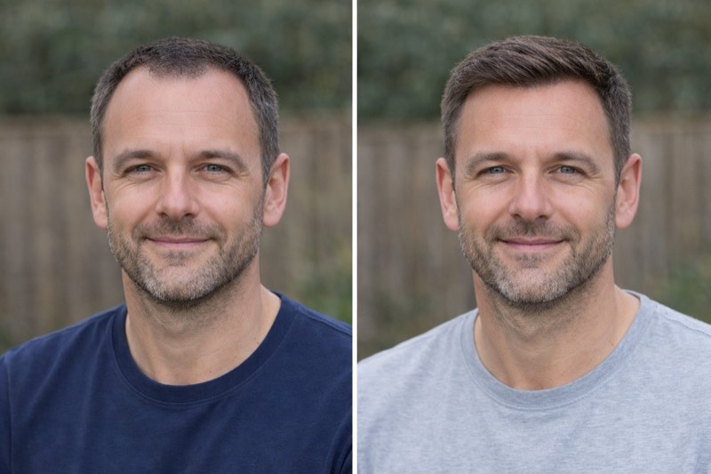 Nach der Haartransplantation