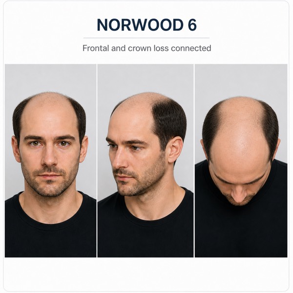 Norwood Stage 6 Hair Loss