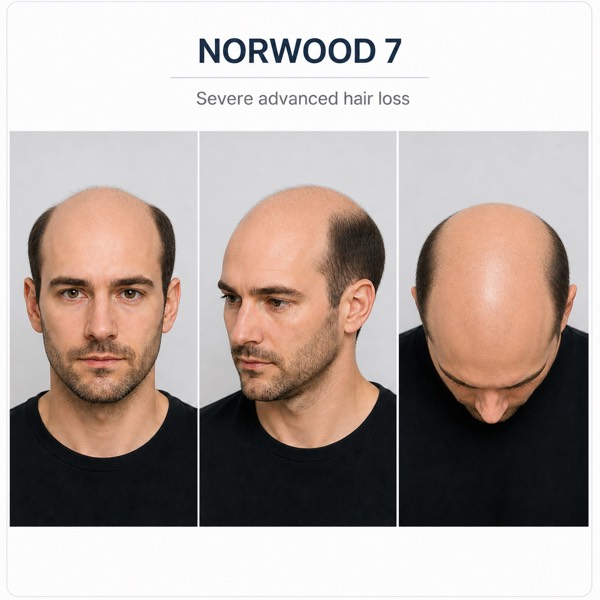 Norwood Stage 7 Hair Loss